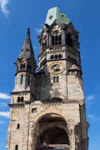 Kaiser Wilhelm Memorial Church in Berlin, Germany.