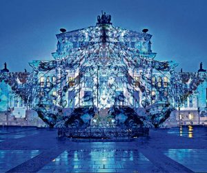 Festliche Licht-Inszenierung am Gendarmenmarkt