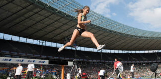 Gesa Krause startet beim ISTAF im Olympiastadion