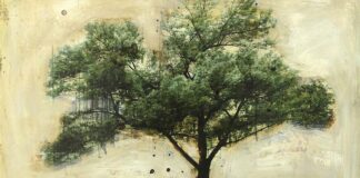 Baumbild aus der Gemäldeausstellung von Matthias Roloff