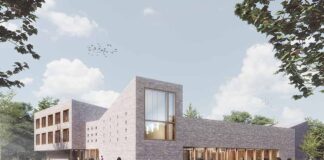 Entwurf für neues Stadtteilzentrum in Staaken