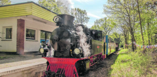 Lokomotive der Parkeisenbahn Wuhlheide