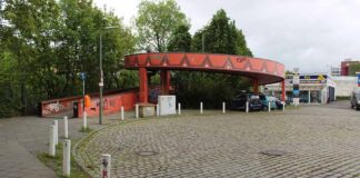Schneclenbrücke zwischen Tegel und Borsigwalde