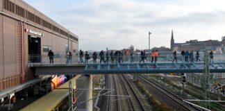 Fussgängerbrücke Warschauer Straße