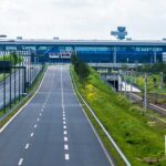 Anfahrt zum Flughafen Terminals des BER