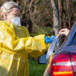 Corona Drive-by-Test Berlin-Reinickendorf