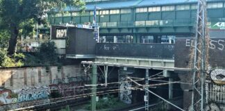 Brücke über die Schönhauser Allee