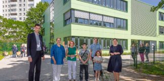 Durch den ersten Modularen Ergänzungsbau im Bezirk, kann die Sonnen-Grundschule in Zukunft knapp 200 Schüler mehr aufnehmen. 