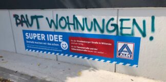 Aldi-Plakat
