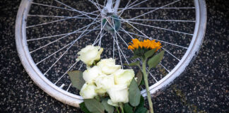 Mahnwache für Radfahrer