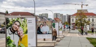 Begehbare Stadt-Kulisse
