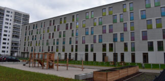 Modulare Unterkunft ist fertig gestellt