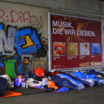 Obdachlose Mahnwache