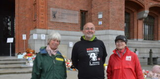 Termin vor dem Roten Rathaus