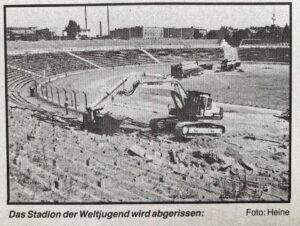 Abriss im Jahr 1992 (Berliner Abendblatt).