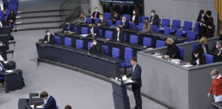 Sitzung Deutscher Bundestag am 10. Dezember 2021.