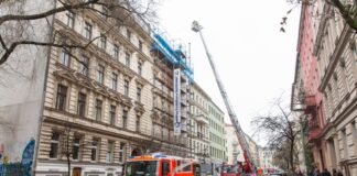 Feuerwehreinsatz in der Solmsstraße