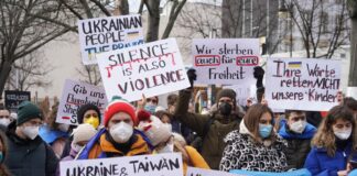 Ukraine-Konflikt - Demonstration in Berlin