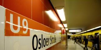 Auf dem Bahnsteig am U-Bahnhof Osloer Straße kam es zu einer Schlägerei.