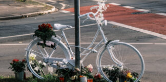 Weisses Fahrrad