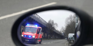 Rettungswagen im Einsatz