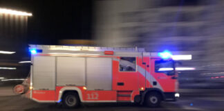 Löschwagen der Berliner Feuerwehr.