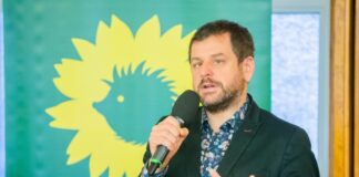 Werner Graf stand von 2016 bis 2021 gemeinsam mit Nina Stahr an der Spitze des Grünen-Landesverbands. Bild: Christoph Soeder, dpa