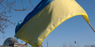 Ukraine-Flage