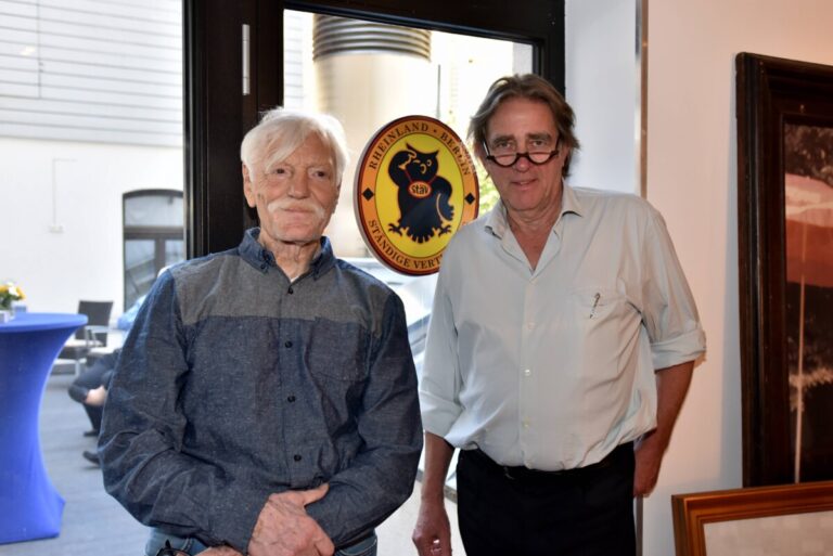 StäV Gründer Friedel Drautzburg (l) und Harald Grunert (r)