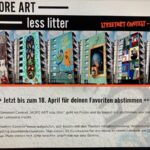 Wer macht die Stadt zu seiner Leinwand? Jetzt beim Streetart-Contest für den Sieger abstimmen! Bild: Sara Klinke (Bildschirmfoto)