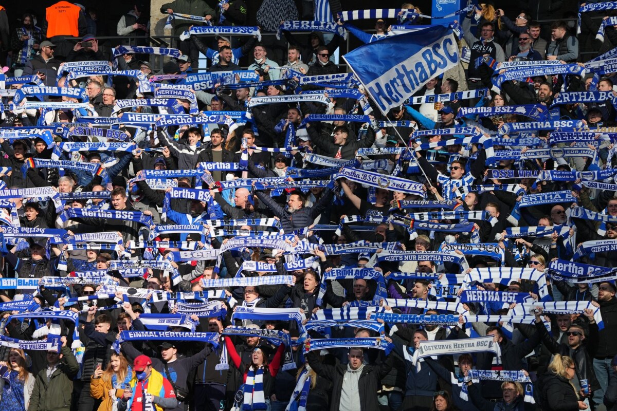 Wird es beim Hauptstadt-Derby Fan-Krawalle zwischen Hertha- und Unionfans geben? Foto: Soeren Stache/dpa-Zentralbild/dpa