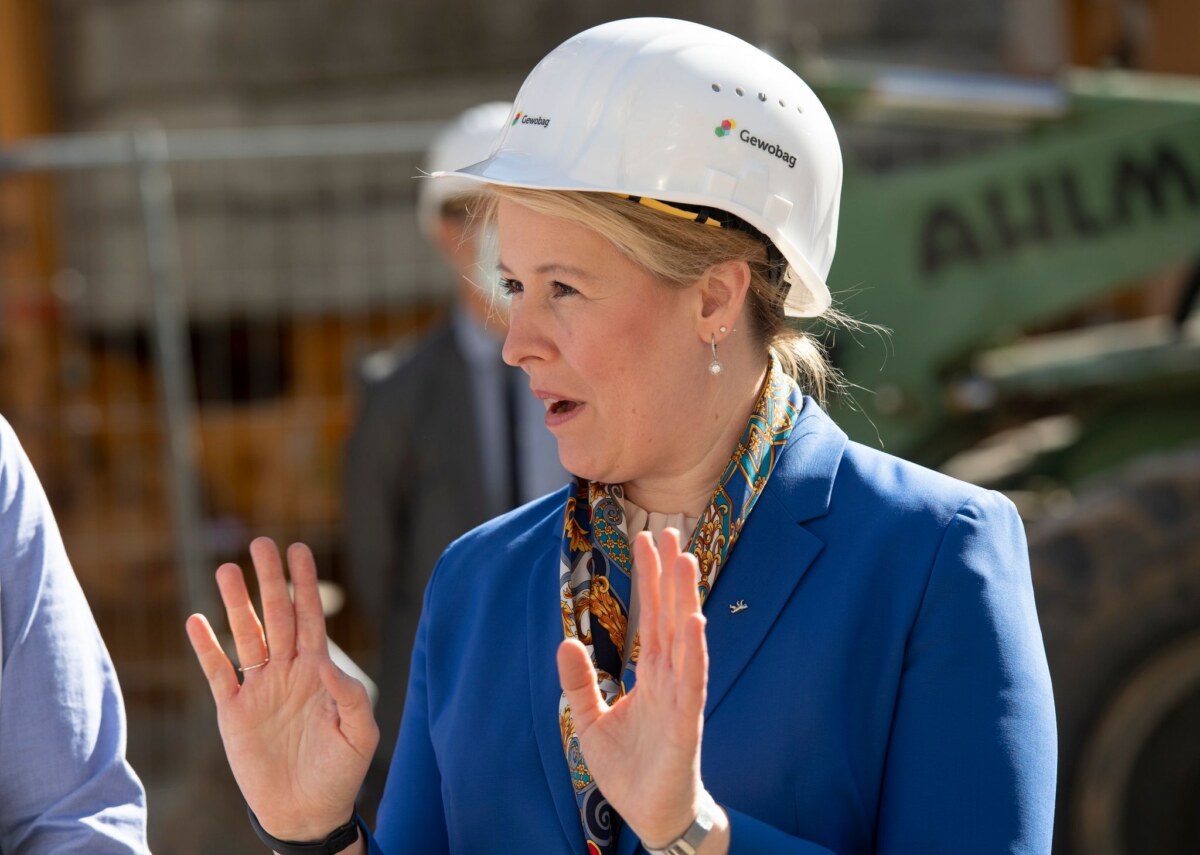 Die Regierende Bürgermeisterin Franziska Giffey (SPD).