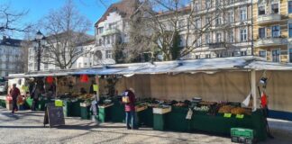 Am Gründonnerstag stehen acht Wochenmärkte in Charlottenburg-Wilmersdorf zur Verfügung. Bild: BA Charlottenburg-Wilmersdorf