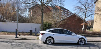Ein Tesla-Fahrzeug