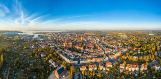 Luftaufnahme Hansestadt Wismar © TZ Wismar, Maignpix