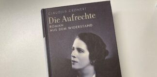 Buchcover von "Die Aufrechte", Neuerscheinung im Gmeiner-Verlag