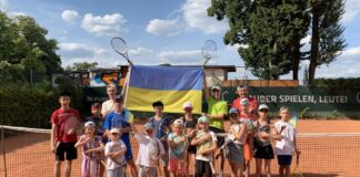 Mit Begeisterung trainieren die Kinder auf den Plätzen des TV Preussen. Foto: Mila Rusanova