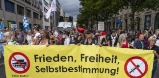 Demo in Berlin gegen die Corona-Politik