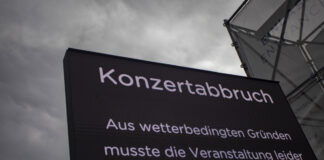 Das Konzert von Die Ärzte musste aufgrund eines Unwetters abgesagt werden. Foto: IMAGO / A. Friedrichs
