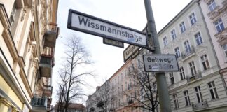 Die frühere Wissmannstraße nahe der Hasenheide in Neukölln heißt mittlerweile Lucy-Lameck-Straße. Archivbild: IMAGO/Klaus Martin Höfer