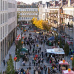Mit einem Straßenfest ist am 15. Oktober die neue Gorkistraße in Tegel eröffnet worden. Bild: HGHI