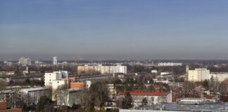 Blick auf die Wasserstadt Oberhavel.