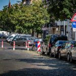 In Treptow-Köpenick sollen die Kiezblocks kommen. Wie hier im Ortsteil Gesundbrunnen. Bild: IMAGO / Jürgen Ritter