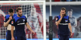 Hertha verliert in Leipzig. Bild: IMAGO / Christian Schroedter