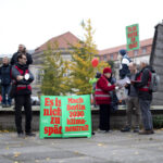 Demo Solidarischer Herbst DEU, Deutschland, Germany, Berlin, 22.10.2022 Aktivisten vom Volksbegehren Berlin 2030 Klimane