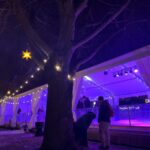Eisbahn im Zenner-Biergarten an einem Adventswochenende. Bild: Sara Klinke