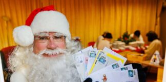 Der Weihnachtsmann hat in den kommenden Tagen viel zu tun. Bilder: Deutsche Post/Jens Schlüter