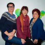 Die Kindertagespflegerinnen Claudia Wiechert, Cordelia Wiecher und Edeltraut Reggenttin. (v.l.n.r.) Foto: Berliner Abendblatt