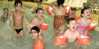 Badende Kinder