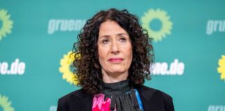 Zu sehen ist Bettina Jarasch, Spitzenkandidatin von Bündnis 90/Die Grünen.